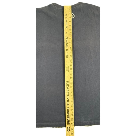 Vintage Penn State Script Embroidered Nike Team T-Shirt Sz L Fading Navy - Picture 10 of 12